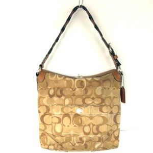 Coach Chelsea Optic Signature Tan Hobo